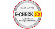 E-Check Geprueft nach VDE